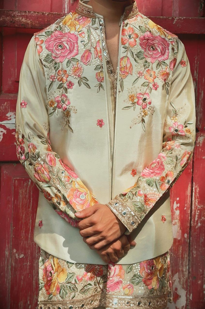 Gulbahaar Royale Jacket Kurta Set