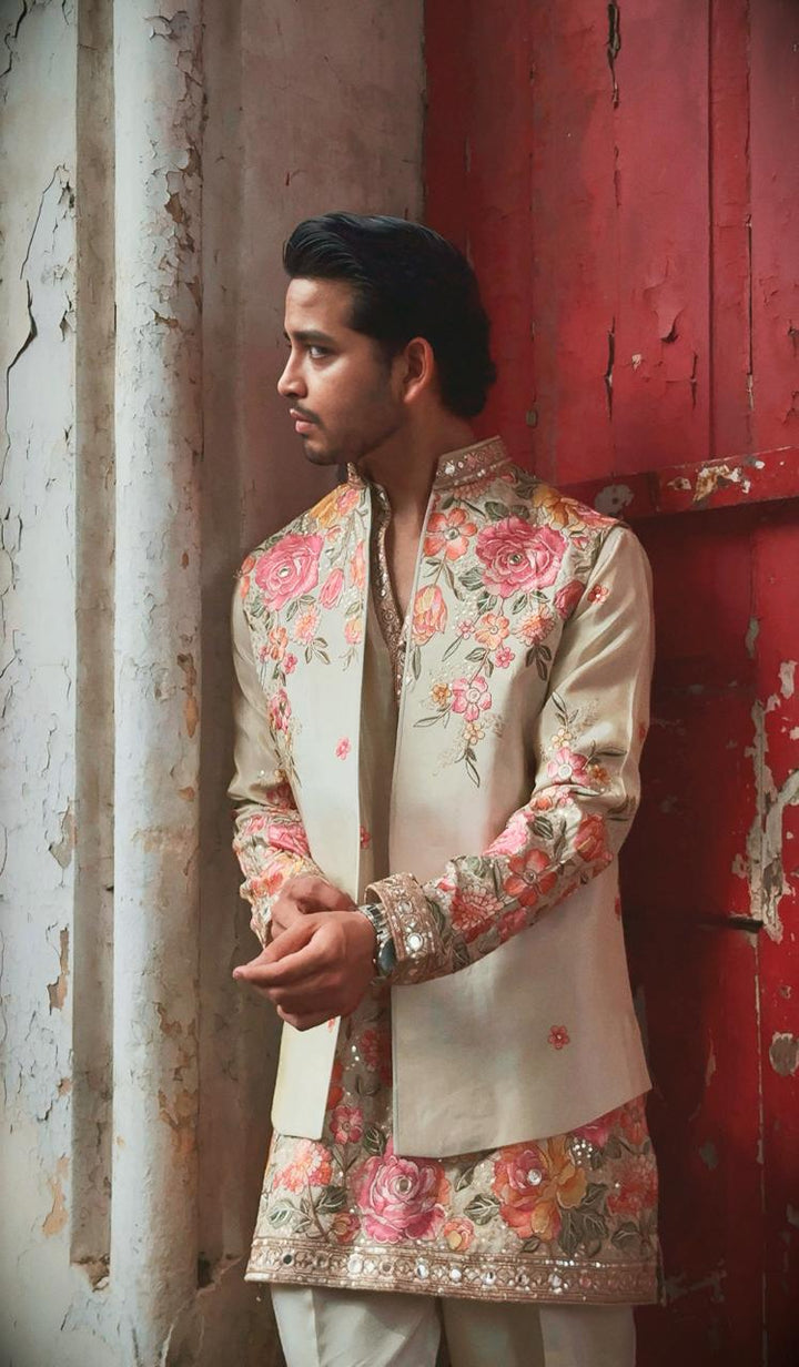 Gulbahaar Royale Jacket Kurta Set