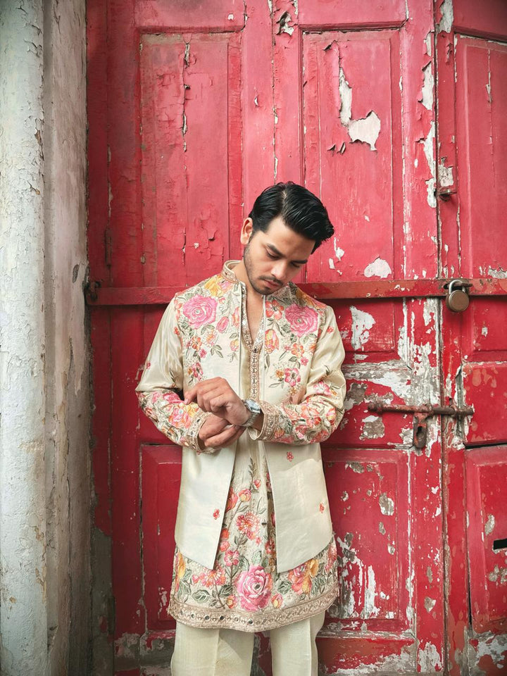 Gulbahaar Royale Jacket Kurta Set