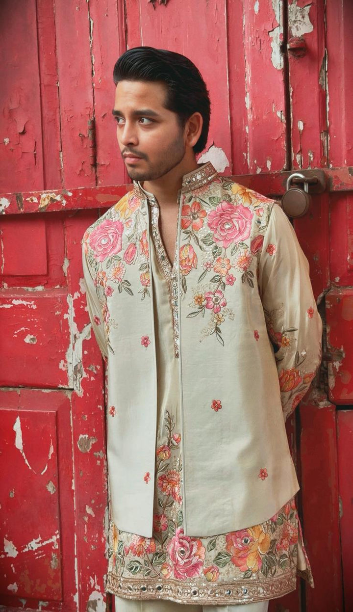 Gulbahaar Royale Jacket Kurta Set