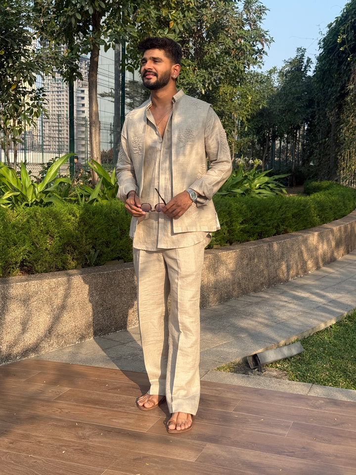 Front Open Kurta With Jacket