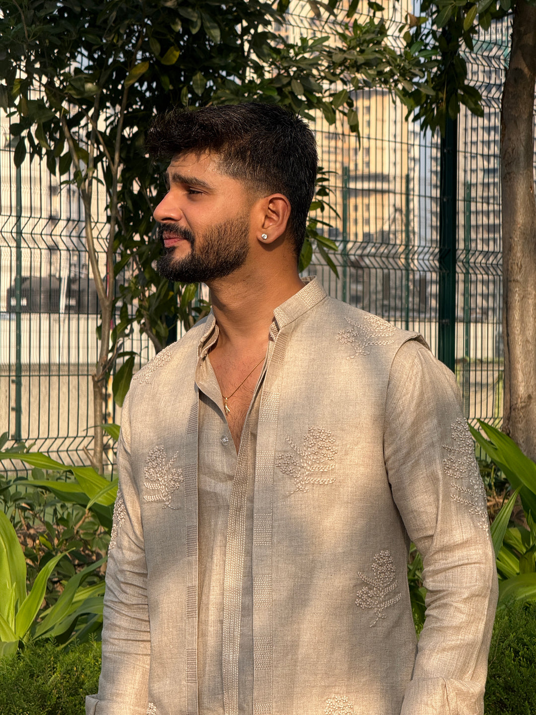 Front Open Kurta With Jacket