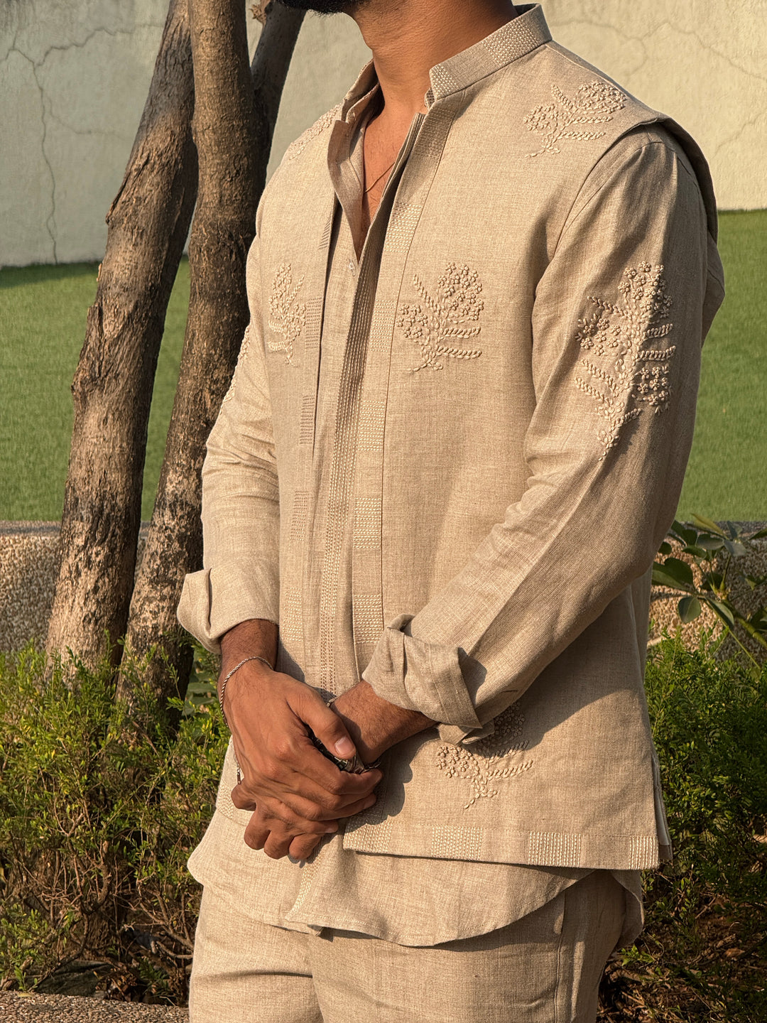 Front Open Kurta With Jacket