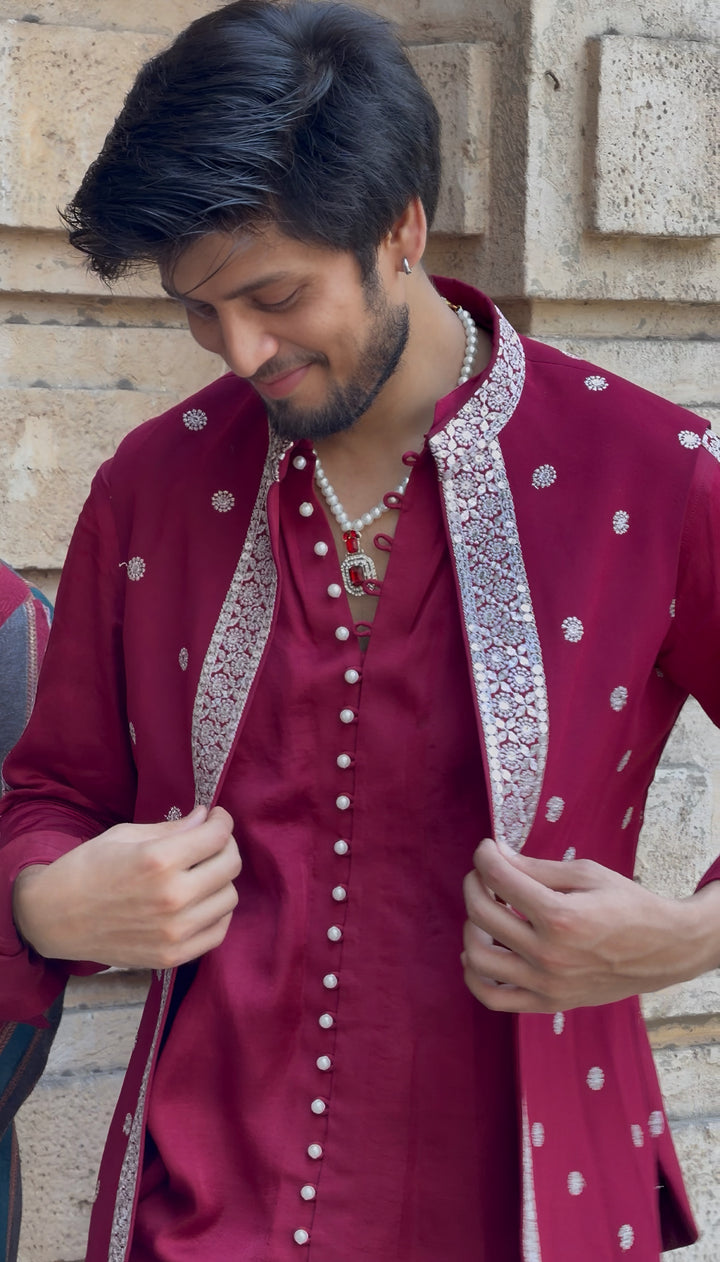 Zariya  Kurta Jacket Set