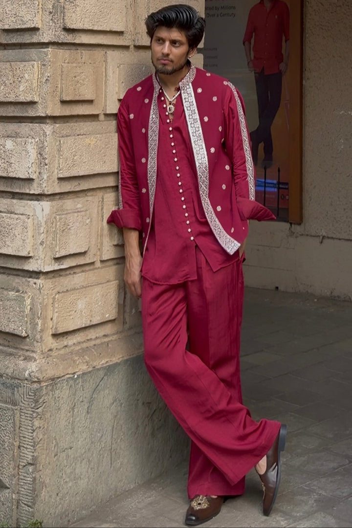 Zariya  Kurta Jacket Set