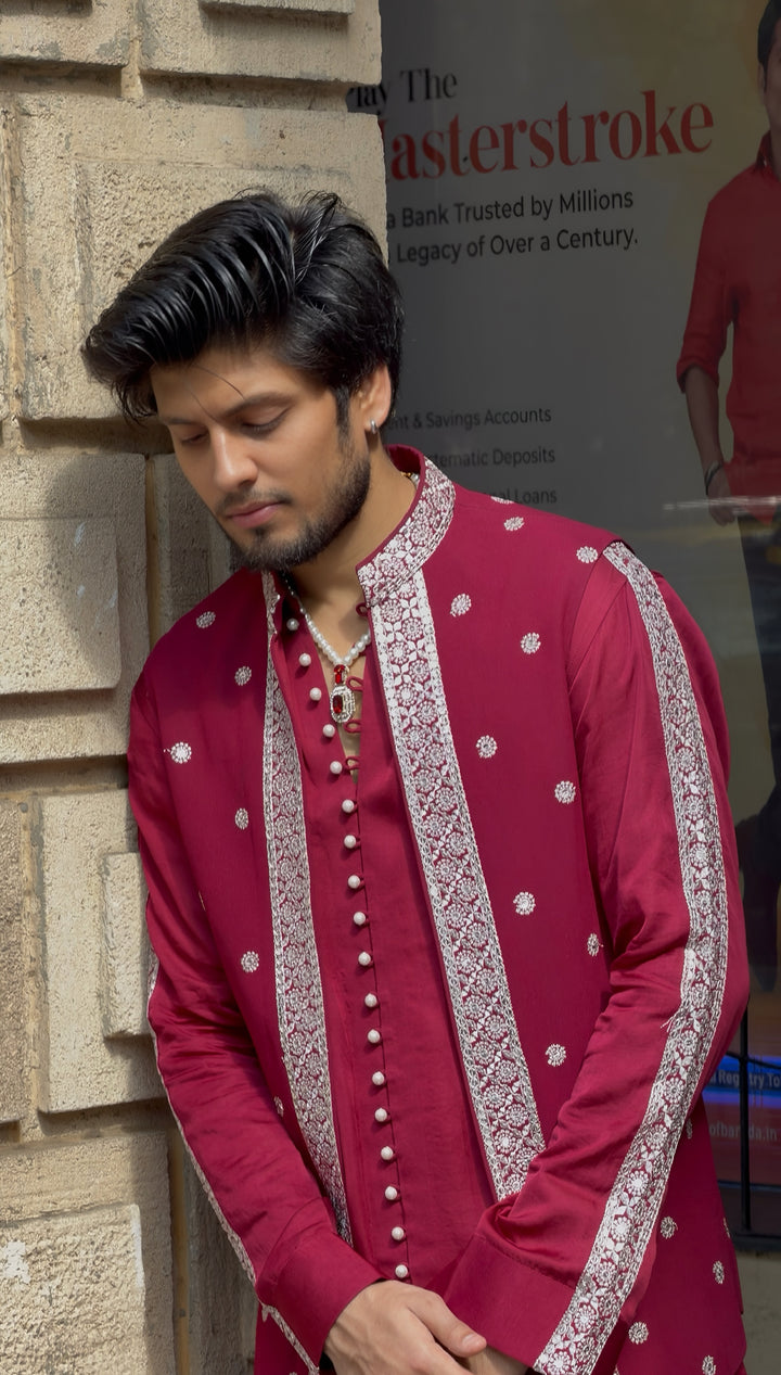 Zariya  Kurta Jacket Set