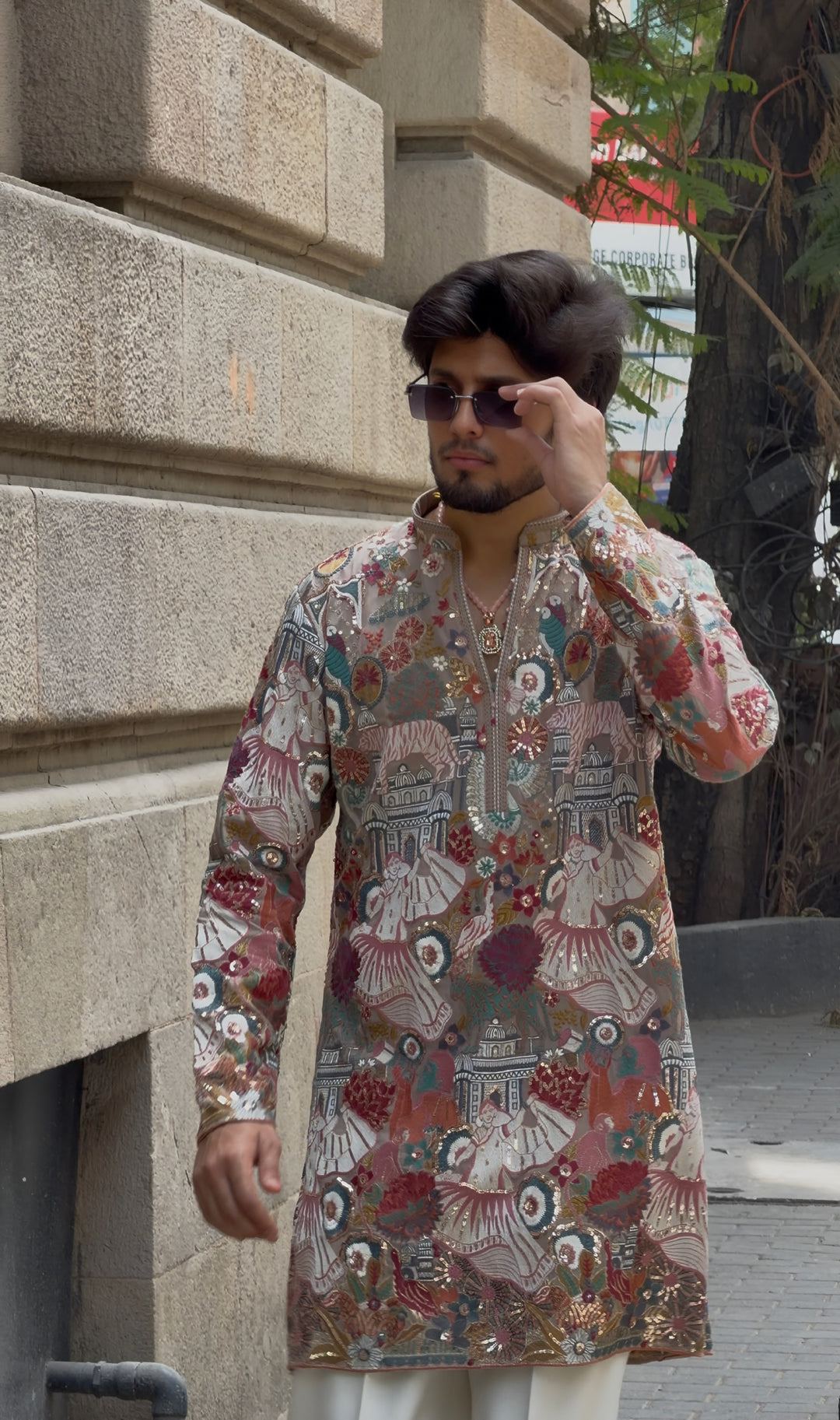Heritage Bloom Kurta Set