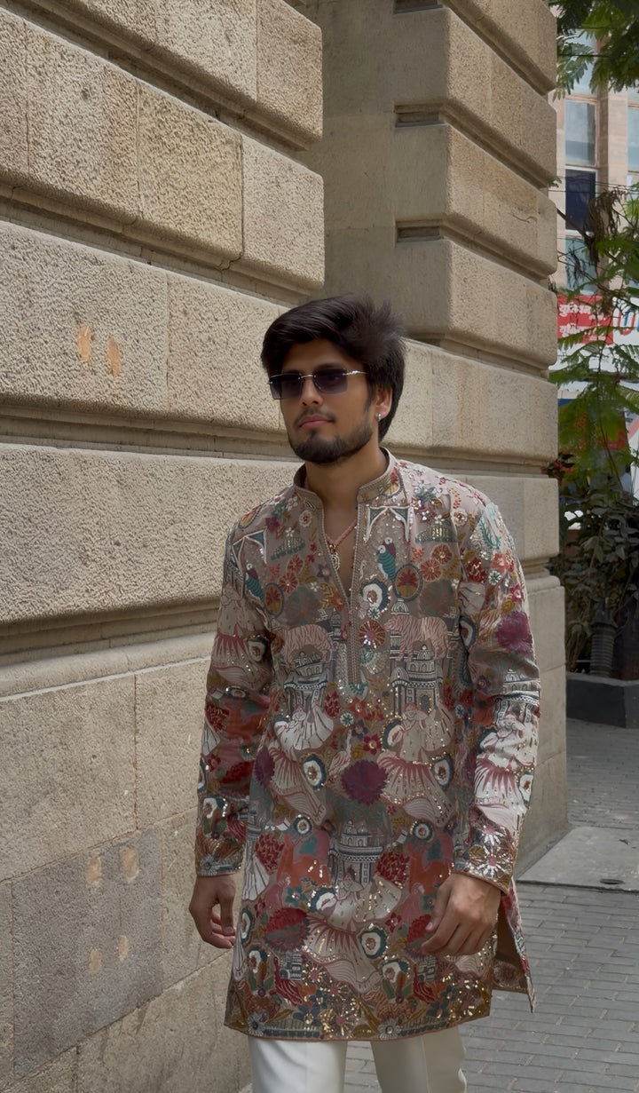 Heritage Bloom Kurta Set