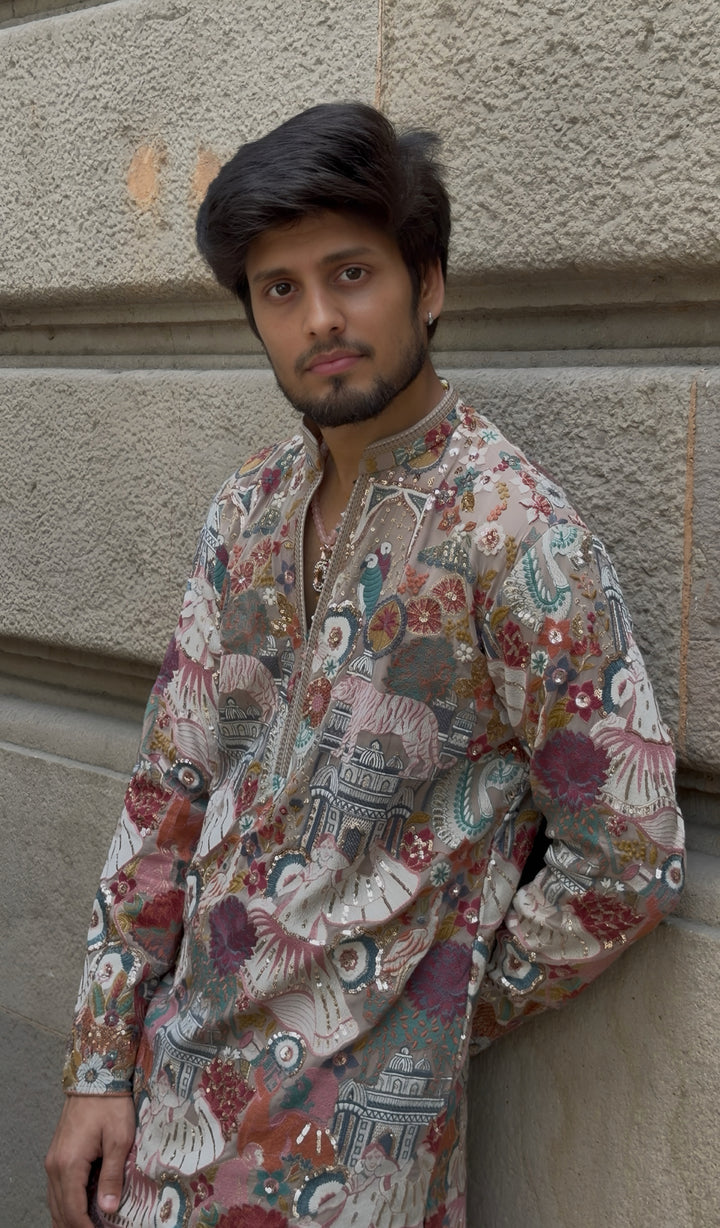 Heritage Bloom Kurta Set