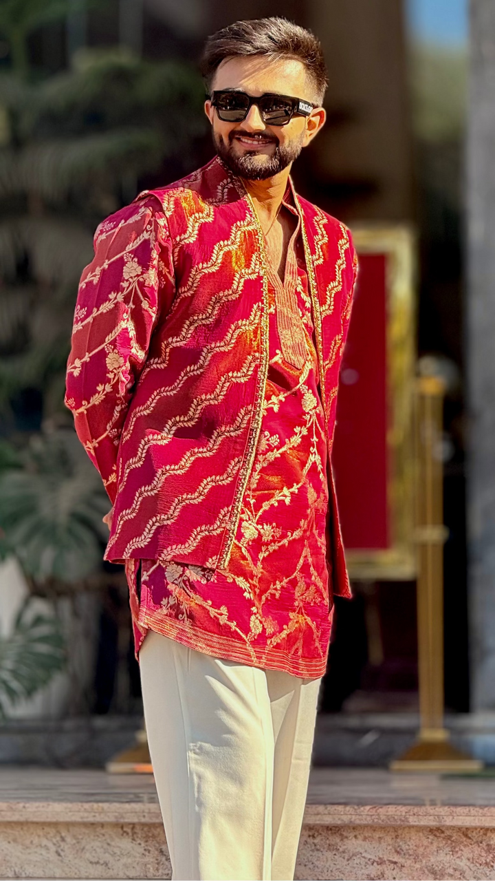 Jacket Kurta set