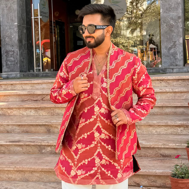 Jacket Kurta set