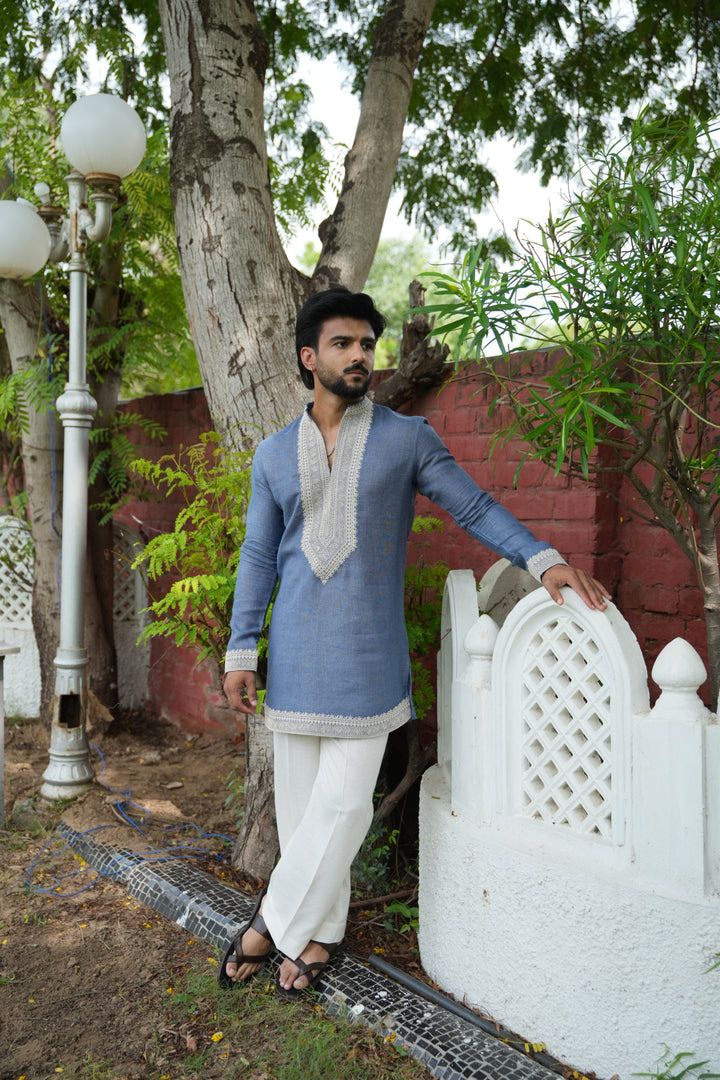 Riviera Embroidered Kurta Set