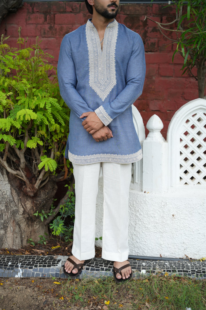 Riviera Embroidered Kurta Set