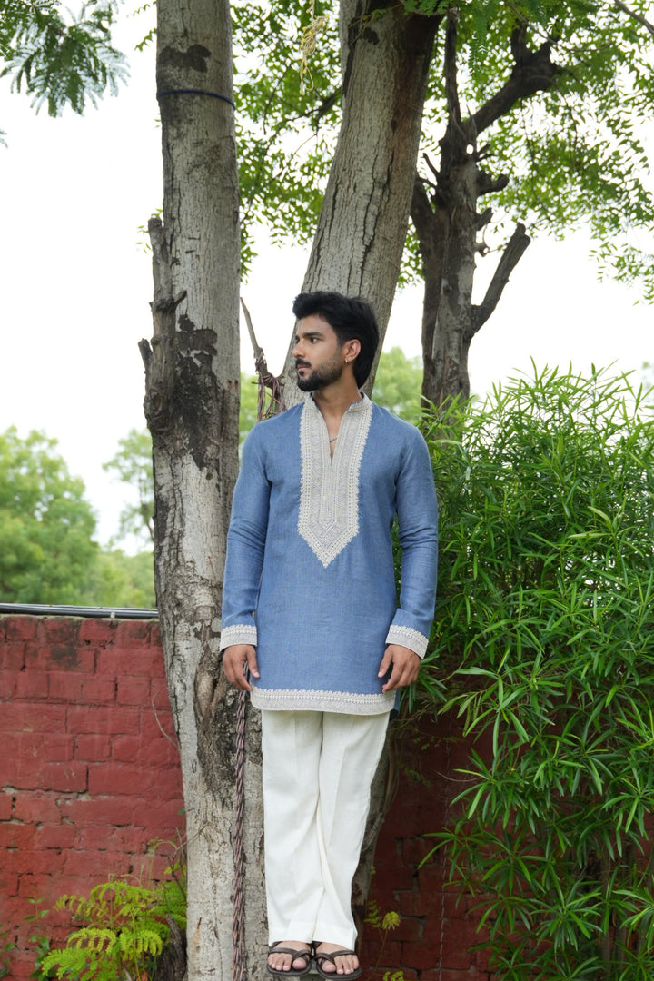 Riviera Embroidered Kurta Set