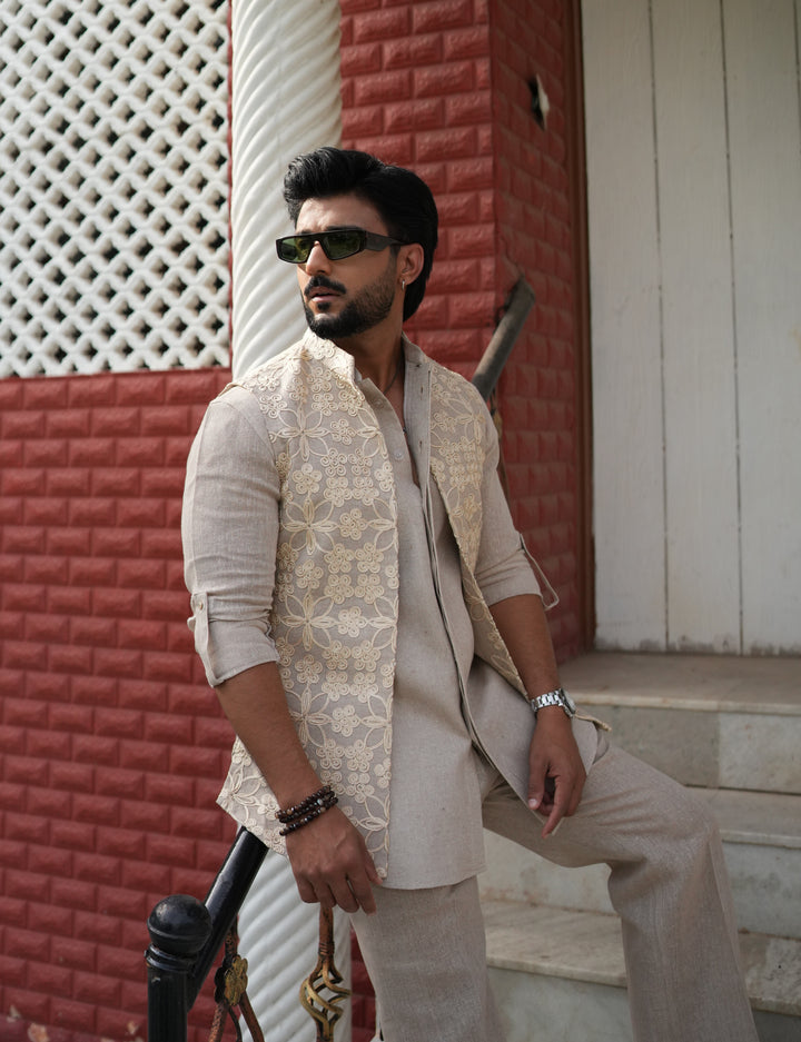 Riviera Jacket Kurta Set