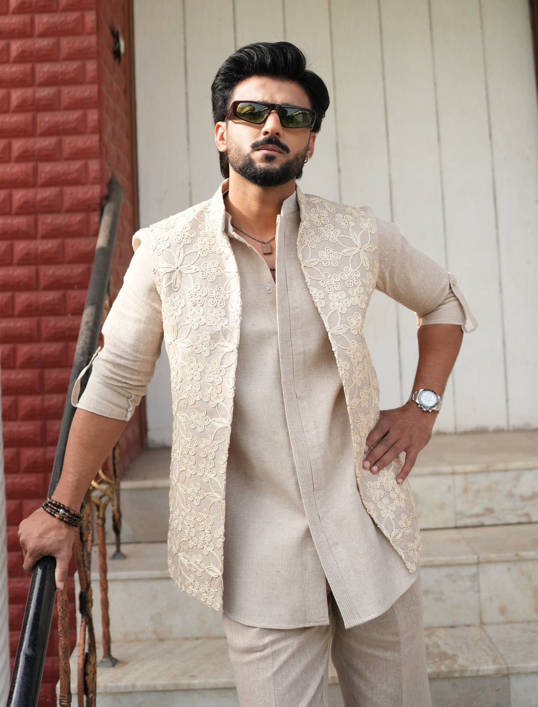 Riviera Jacket Kurta Set