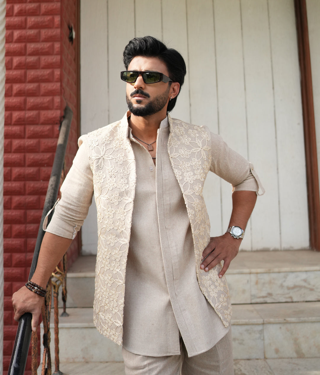 Riviera Jacket Kurta Set