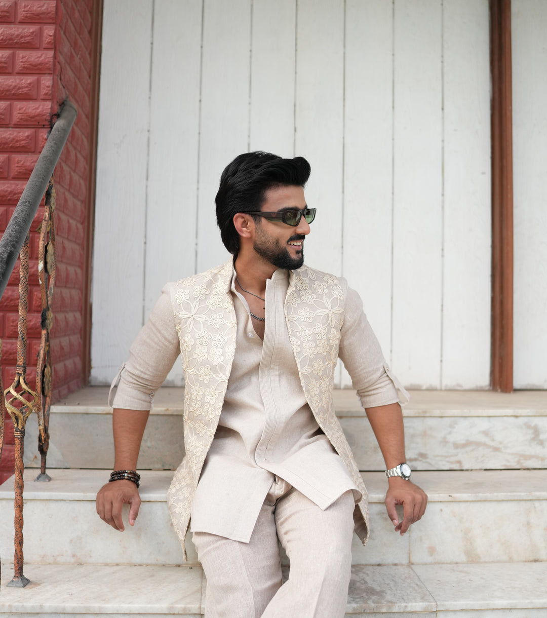 Riviera Jacket Kurta Set