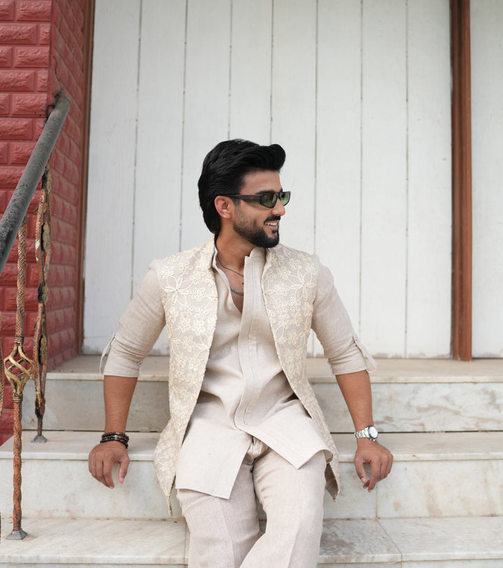 Riviera Jacket Kurta Set
