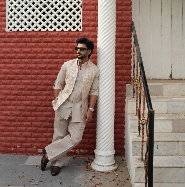 Riviera Jacket Kurta Set