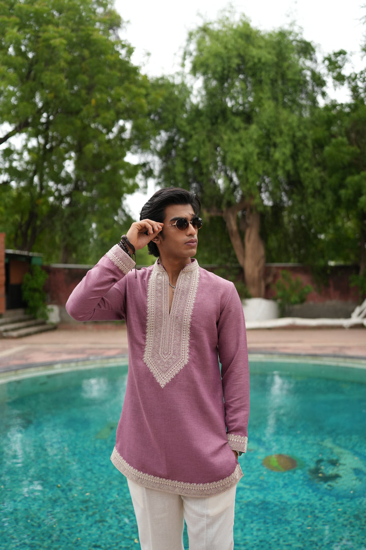 Riviera Embroidered Kurta Set