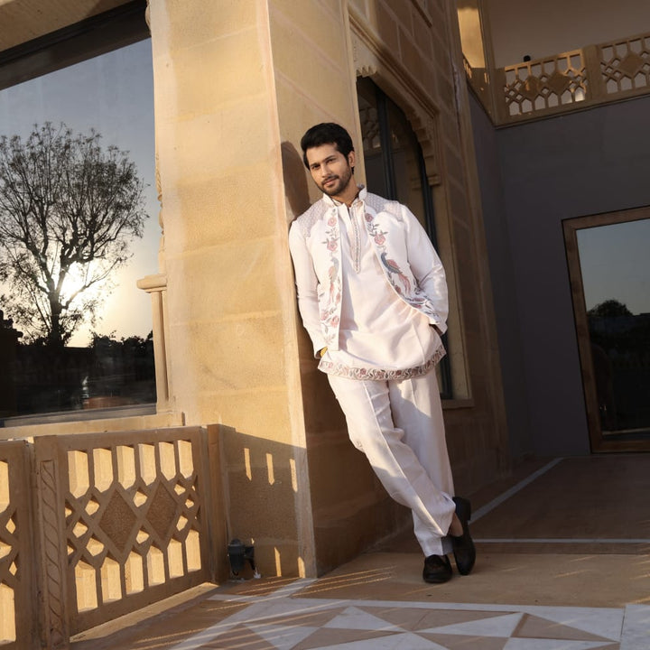 Rose Royale Jacket Kurta
