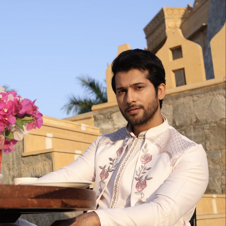 Rose Royale Jacket Kurta