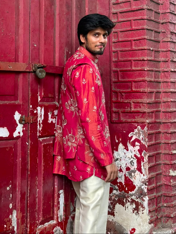 Gulnaar Royale Jacket Kurta Set