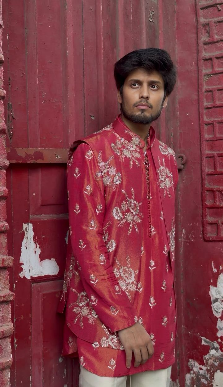 Gulnaar Royale Jacket Kurta Set