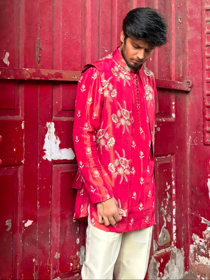 Gulnaar Royale Jacket Kurta Set