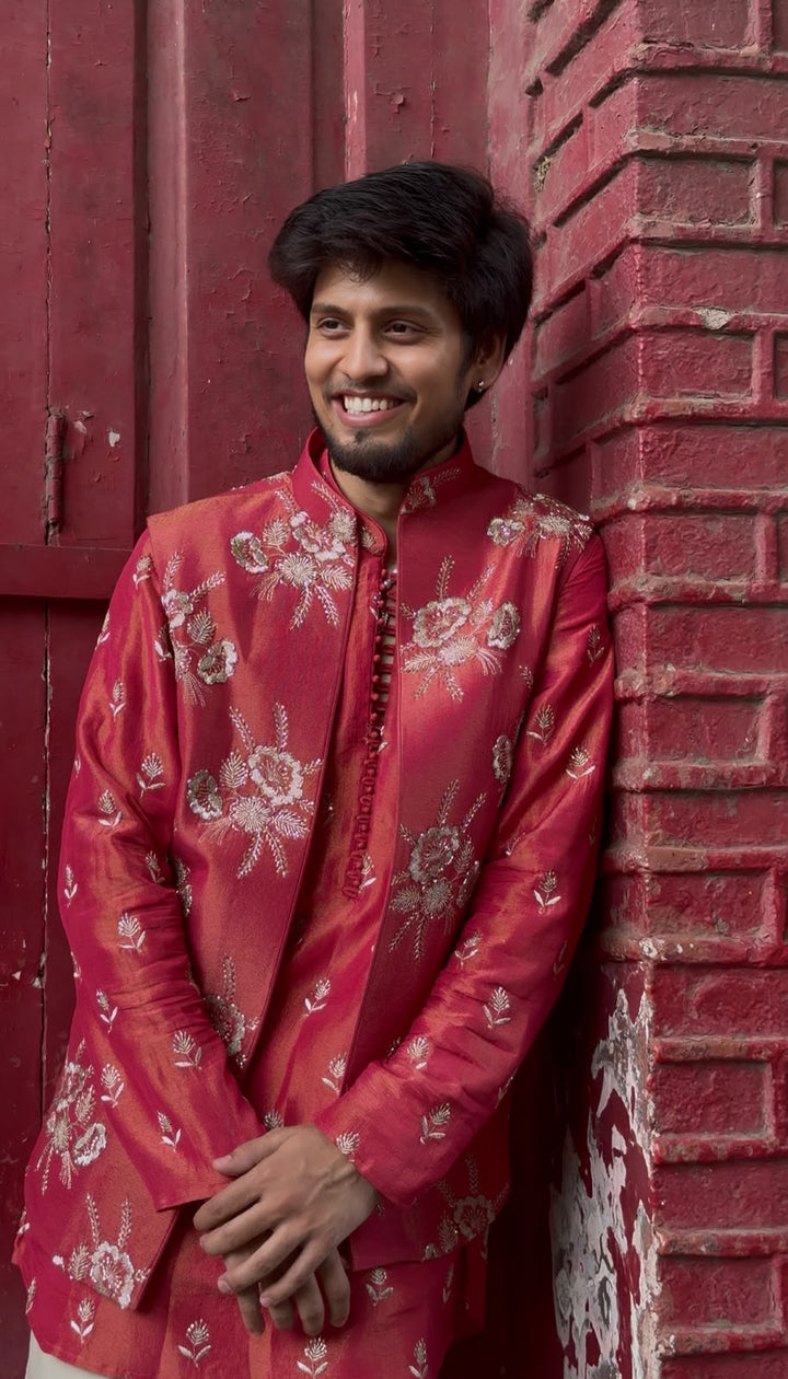 Gulnaar Royale Jacket Kurta Set