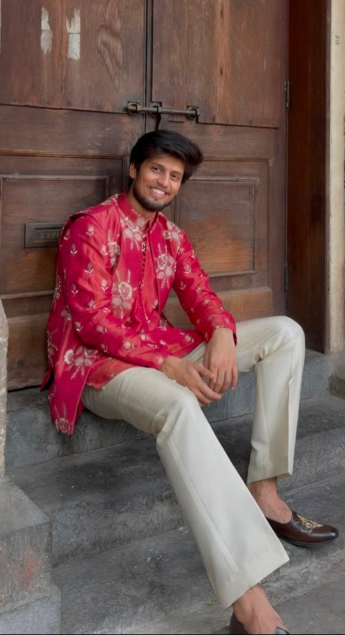 Gulnaar Royale Jacket Kurta Set
