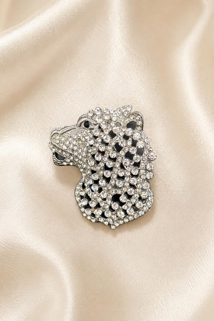 Panther Noir Brooch
