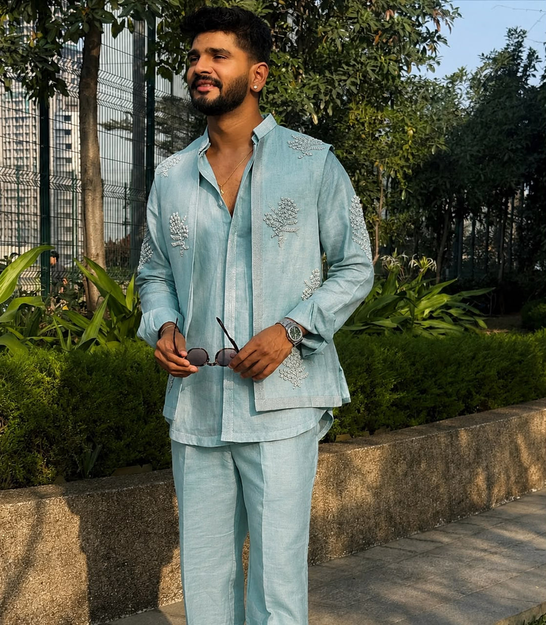 Front Open Kurta With Jacket